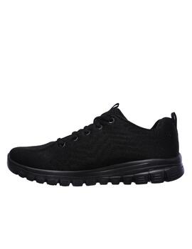 Zapatilla Skechers W Graceful Get Connected BBK