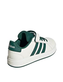 Zapatilla Adidas C Grand Court 2.0 EL Blanco/Verde
