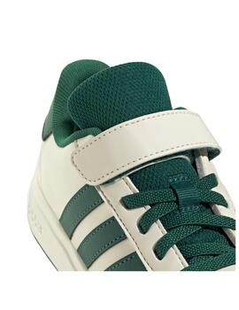 Zapatilla Adidas C Grand Court 2.0 EL Blanco/Verde