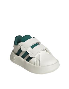 Zapatilla Adidas I Grand Court 2.0 CF Blanco/Verde