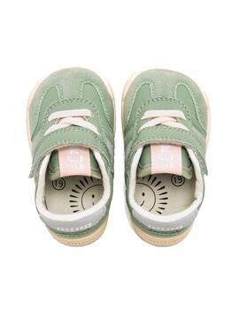 Zapatilla Mustang Inf Respetuoso Verde/Azul