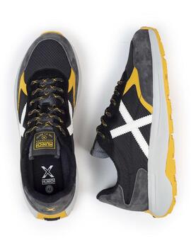 Zapatilla Munich M Babel 10 Negro/Blanco/Amarillo