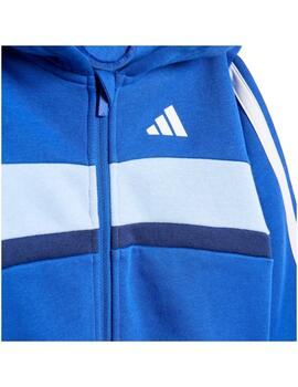 Chándal Adidas I 3S Tib FL Azul/Marino/Blanco