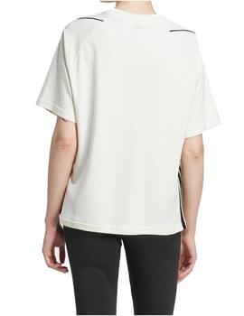 Camiseta Adidas W Stadium Hueso/Negra