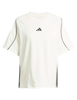 Camiseta Adidas W Stadium Hueso/Negra