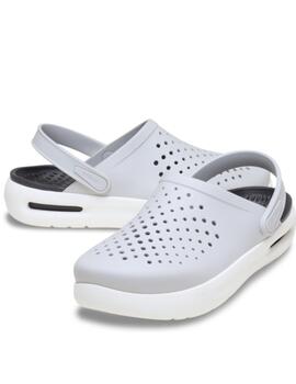 Zueco Crocs U InMotion 1FT Gris/Blanco