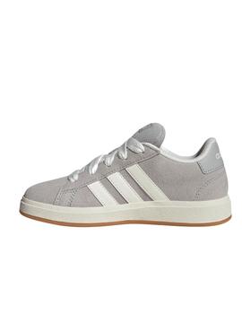 Zapatilla Adidas K Grand Court 00s Gris