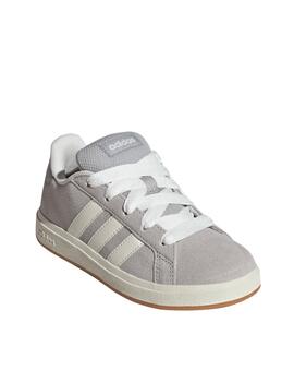 Zapatilla Adidas K Grand Court 00s Gris