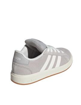 Zapatilla Adidas K Grand Court 00s Gris