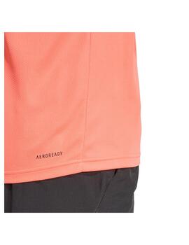 Camiseta Adidas M TR-ES Base 3S Coral/Negro