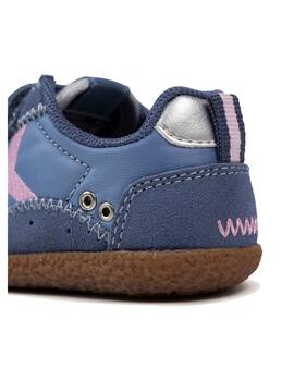 Zapatilla Munich Baby Koda 17 Azul/Rosa