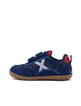 Zapatilla Munich Baby Koda 19 Marino/Rojo