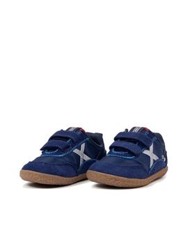 Zapatilla Munich Baby Koda 19 Marino/Rojo