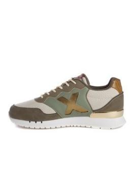 Zapatilla Munich Dash Women 144 Beige/Oro