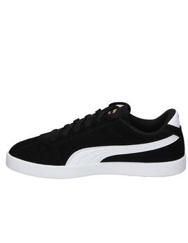 Zapatilla Puma JR Club II Negro y blanco para niño