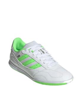 Bota Adidas J Super Sala III Blanco/Lima