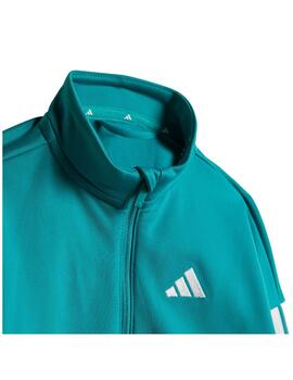 Chándal Adidas Inf 3S TR 205 Verde/Blanco