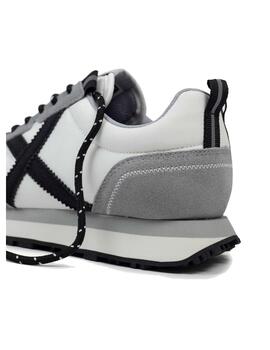 Zapatilla Munich W Next 19 Blanco/Negro/Plata