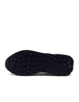 Zapatilla Munich W Next 19 Blanco/Negro/Plata