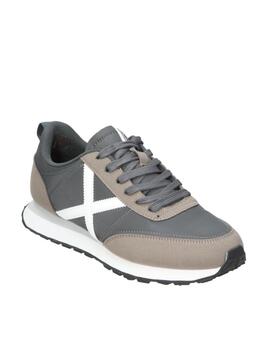 Zapatilla Munich M Rush 04 Gris/Blanco