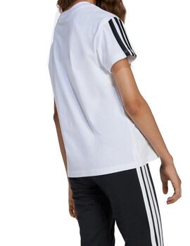 Camiseta Adidas JG 3S 160 Blanco