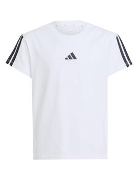Camiseta Adidas JG 3S 160 Blanco