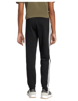 Pantalón Adidas J 3S FL 280 Negro/Blanco