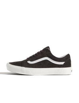 Zapatilla Vans MN Old Skool Nobuck Negro/Blanco