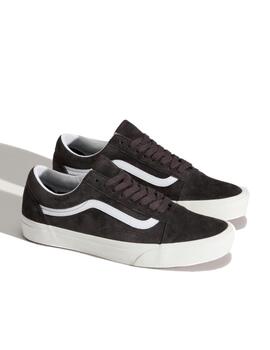 Zapatilla Vans MN Old Skool Nobuck Negro/Blanco