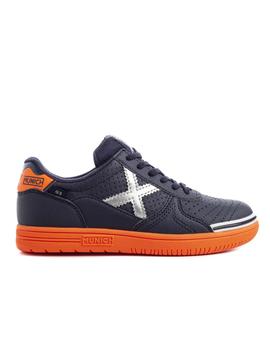 Zapatilla Munich G3 Kid Profit Marino Y Naranja