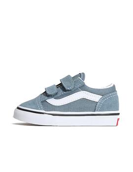 Zapatilla Vans TD Old Skool Gris Marengo/Blanco
