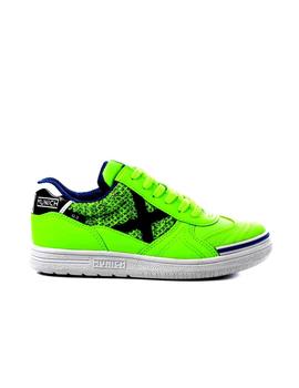 Zapatilla Munich G3 Kid Indoor Verde Flour