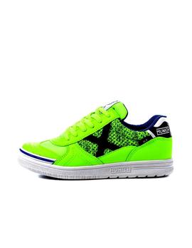 Zapatilla Munich G3 Kid Indoor Verde Flour