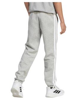 Pantalón Adidas J 3S FL 280 Gris/Blanco