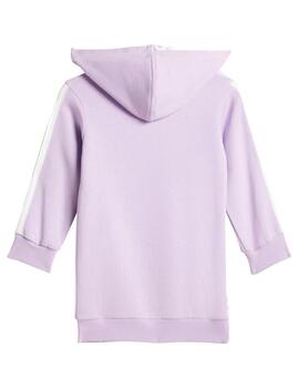 Chándal Adidas IG 3S TIB FL ST Morado/Blanco
