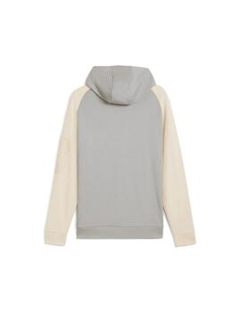 Chaqueta Puma M Tech FZ Hoodie Gris/Blanco para hombre