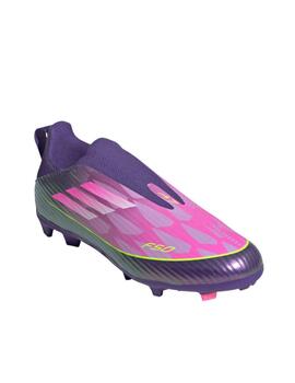 Botas Adidas J F50 League Lamine FG/MG Morado/Rosa