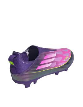 Botas Adidas J F50 League Lamine FG/MG Morado/Rosa