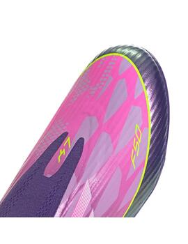 Botas Adidas J F50 League Lamine FG/MG Morado/Rosa