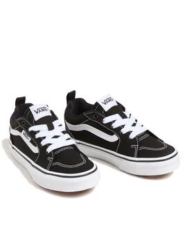 Zapatilla Vans YT Filmore Canvas Negro/Blanco