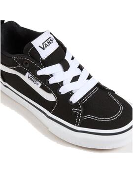 Zapatilla Vans YT Filmore Canvas Negro/Blanco