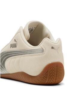 Zapatilla Puma JR Speedcat Metallic Marfil/Plata