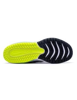 Zapatilla Nike Air Zoom Arcadia GS Negro y Fluor