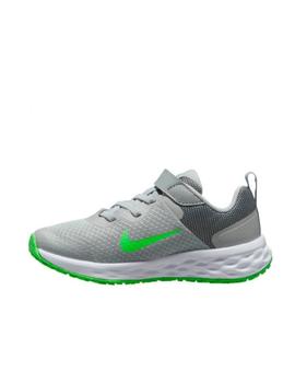 Zapatilla Nike Revolution 6 NN PSV Gris&Verde