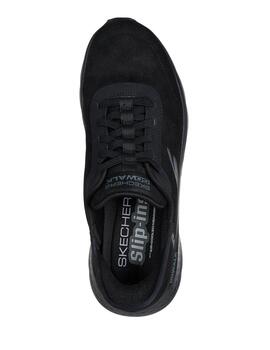 Zapatilla Skechers M Go Walk Flex Slip-ins BBK