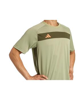 Camiseta Adidas M Tiro Es Verde/Naranja