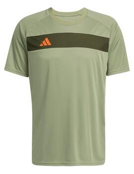Camiseta Adidas M Tiro Es Verde/Naranja