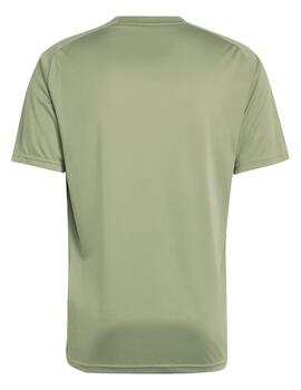 Camiseta Adidas M Tiro Es Verde/Naranja