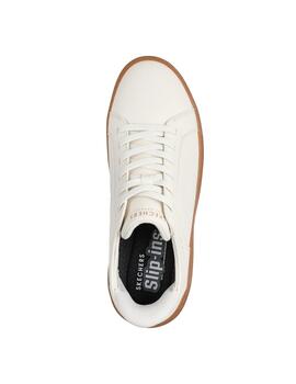 Zapatilla Skechers M Court Break Slip-ins WHT