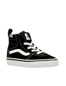Zapatilla Vans TD Ashwood Hi Decon Side Zip Negro